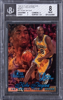 1996-97 Flair Showcase Legacy Collection Row 1 #31 Kobe Bryant (#100/150) - BGS NM-MT 8